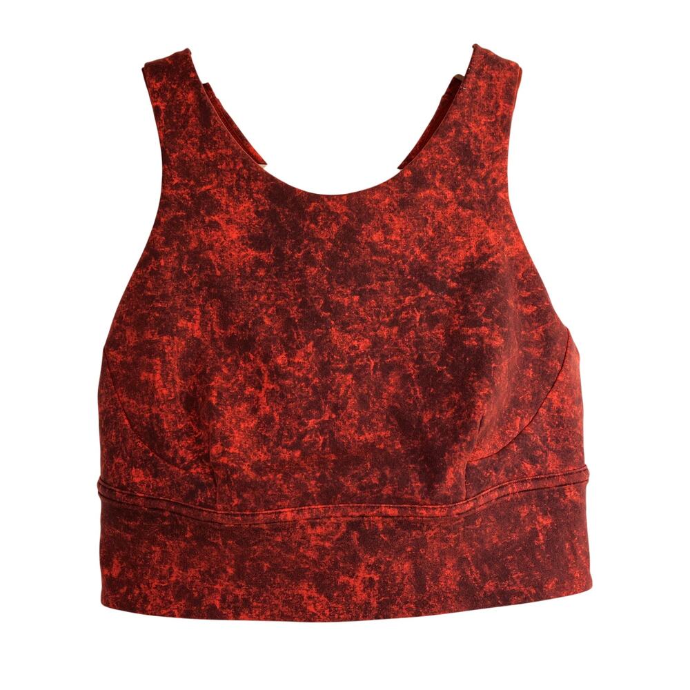 Lululemon Wunder Train Longline Bra red size 6